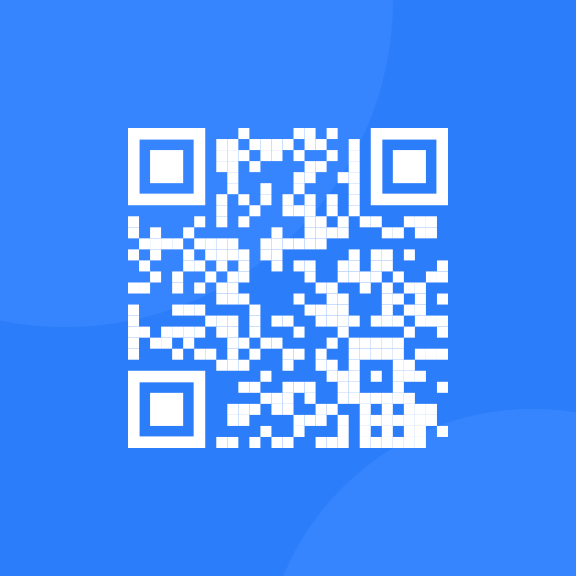 QR code for visiting Frontend Mentor